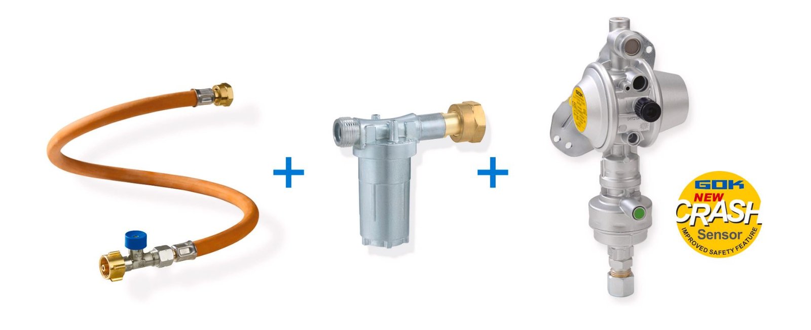 GOK Caramatic DriveOne Set 30/10/8 horiz. 1x Con.DriveKLF450,1xCon.Clean CS-Péndulo SV