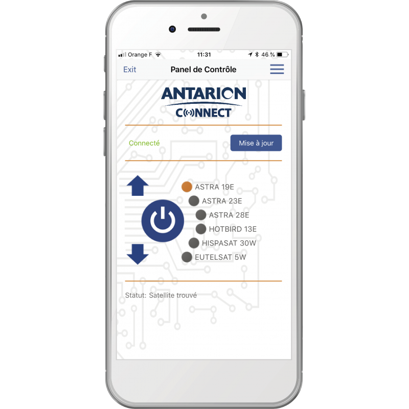 Antena parabólica automática Antarion, antena parabólica G6+ Connect 72cm - Imagen 3