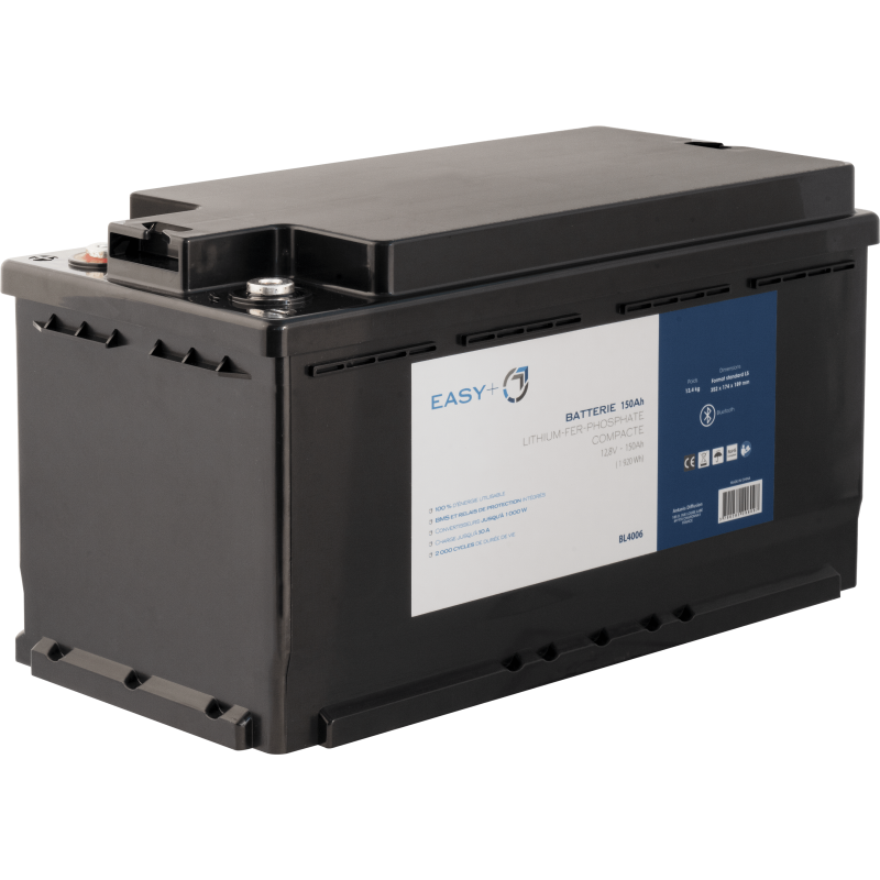 Antarion Batería Litio, Bluetooth 150Ah EASY +