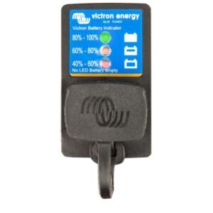 Victron Energy Panel indicador de batería (conexión M8/fusible ATO de 30 A)