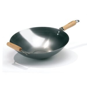HOT WOK sartén de 35 cm de acero al carbono