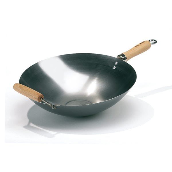 HOT WOK sartén de 35 cm de acero al carbono