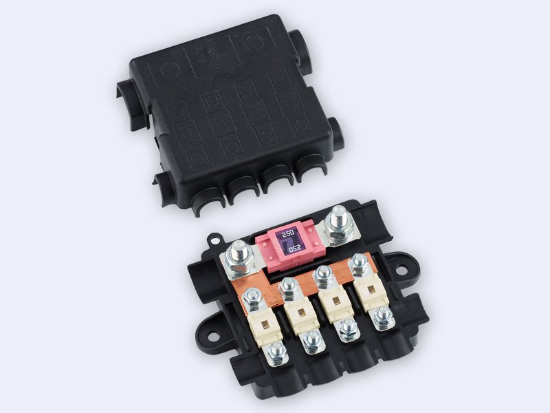 Votronic portafusibles de alta carga 5 pliegues con tapa