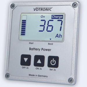 Votronic LCD ordenador de batería 200 S juego completo con correa de toma de tierra 35 mm²