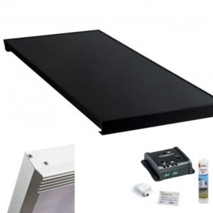 120W sistema solar monocristalino PERC, panel solar para autocaravana