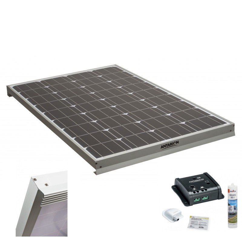 130W sistema solar monocristalino, panel solar de camping para autocaravana