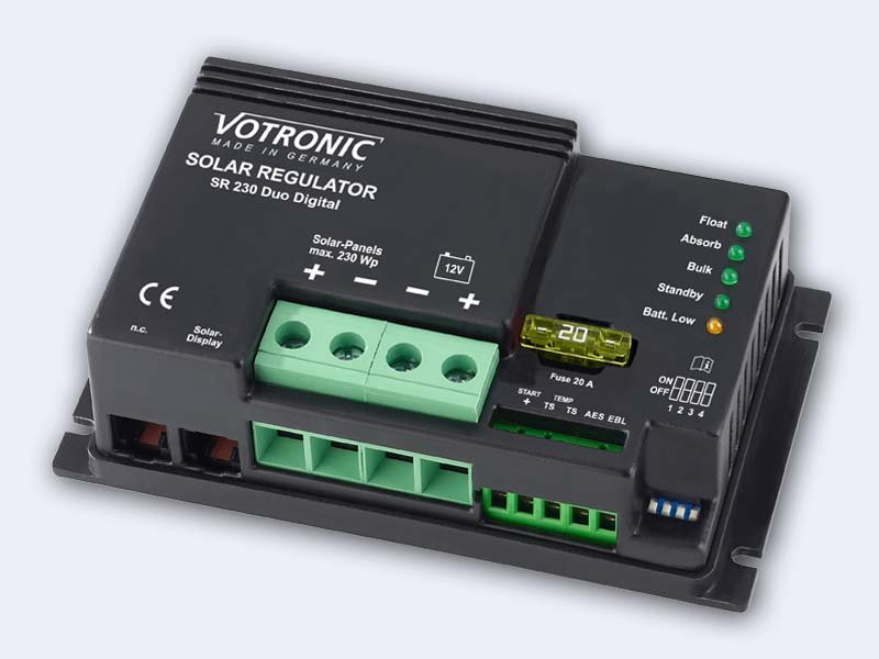 Votronic Solar Regulador SR 230 Duo Dig.