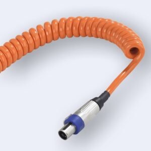 Votronic cable de carga en espiral 5 m, altamente flexible con enchufe de carga (nº 2331)
