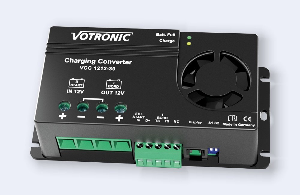Votronic convertidor rápido de batería, cargador de batería a batería B2B - VCC 1212-30