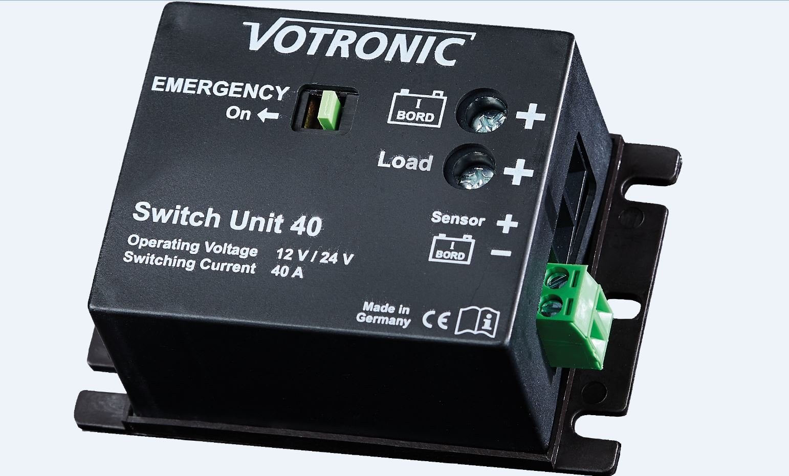 Votronic Interruptor principal de la batería, Switch Unit 40 A 12/ 24 V
