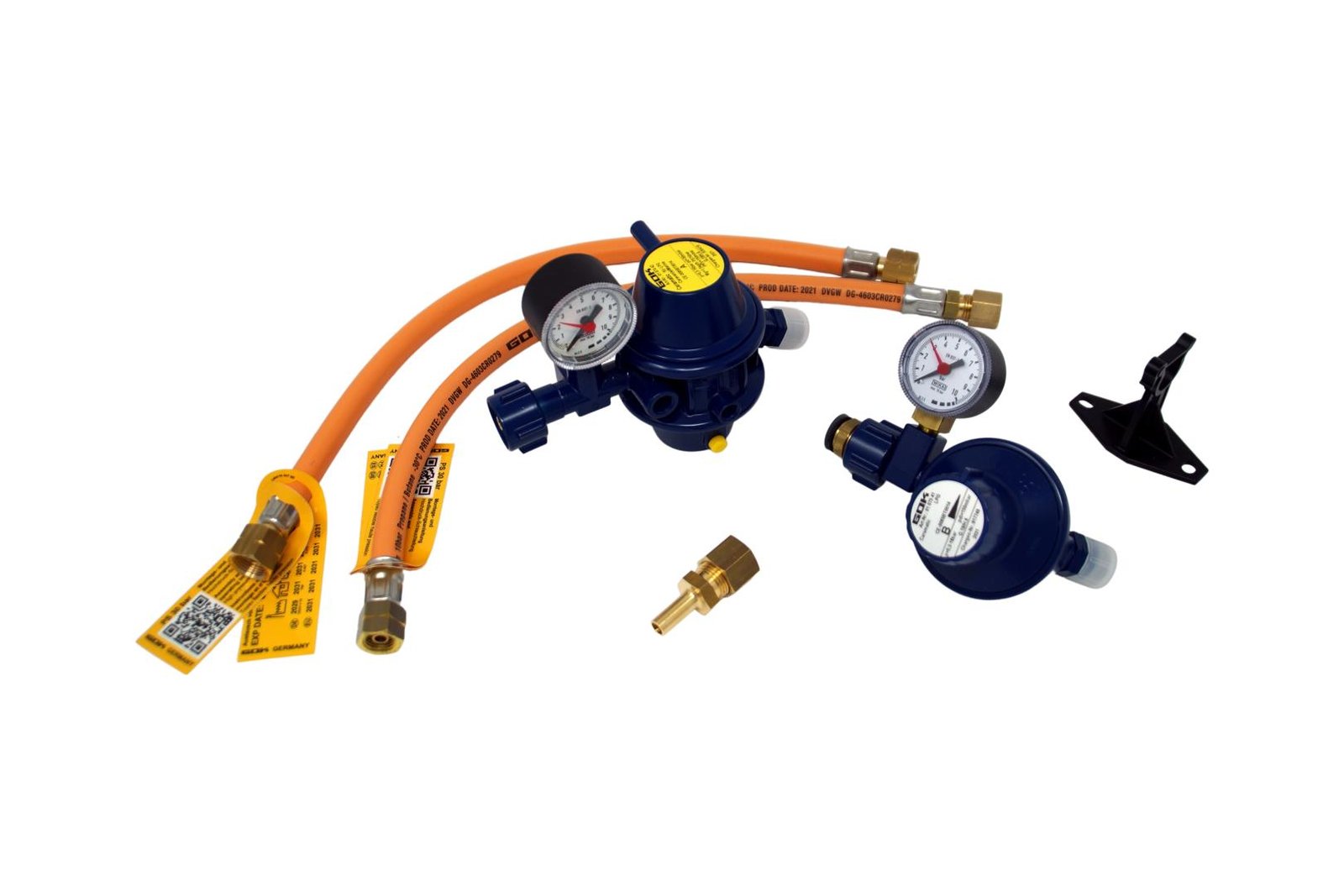 GOK sistema de 2 cilindros de gas Caramatic BasicTwo 30 mbar 1,5 kg/h