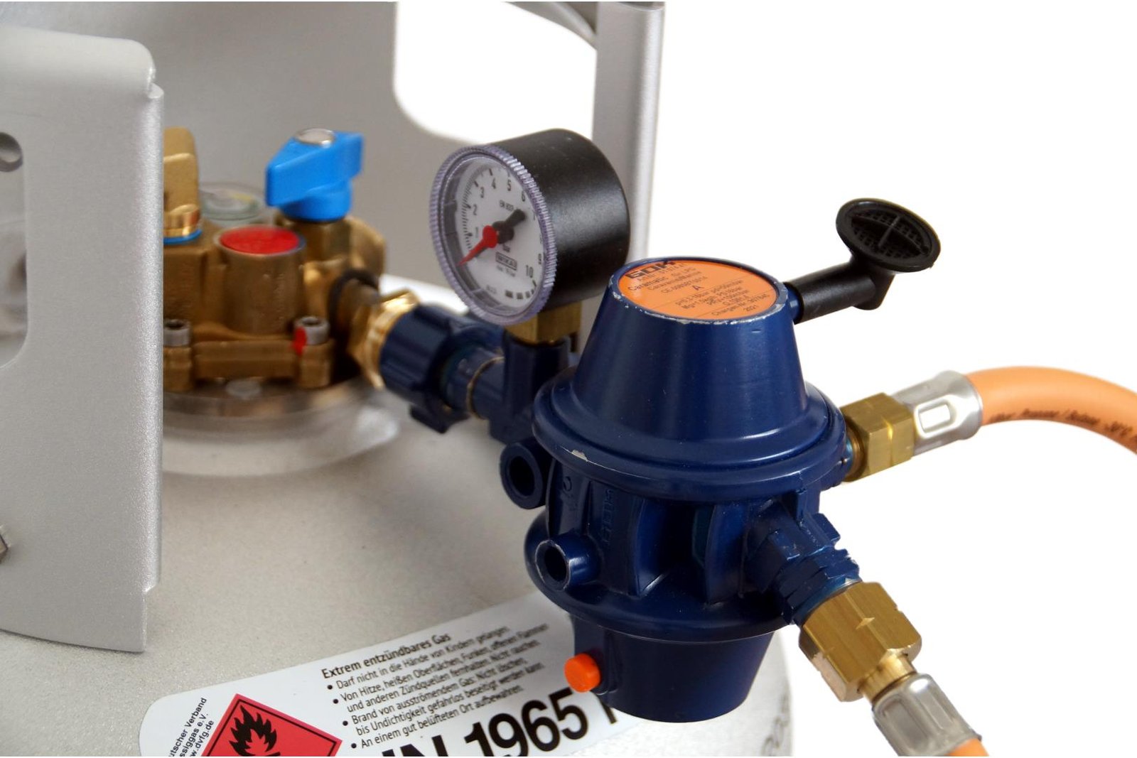 GOK sistema de 2 cilindros de gas Caramatic BasicTwo 30 mbar 1,5 kg/h - Imagen 2